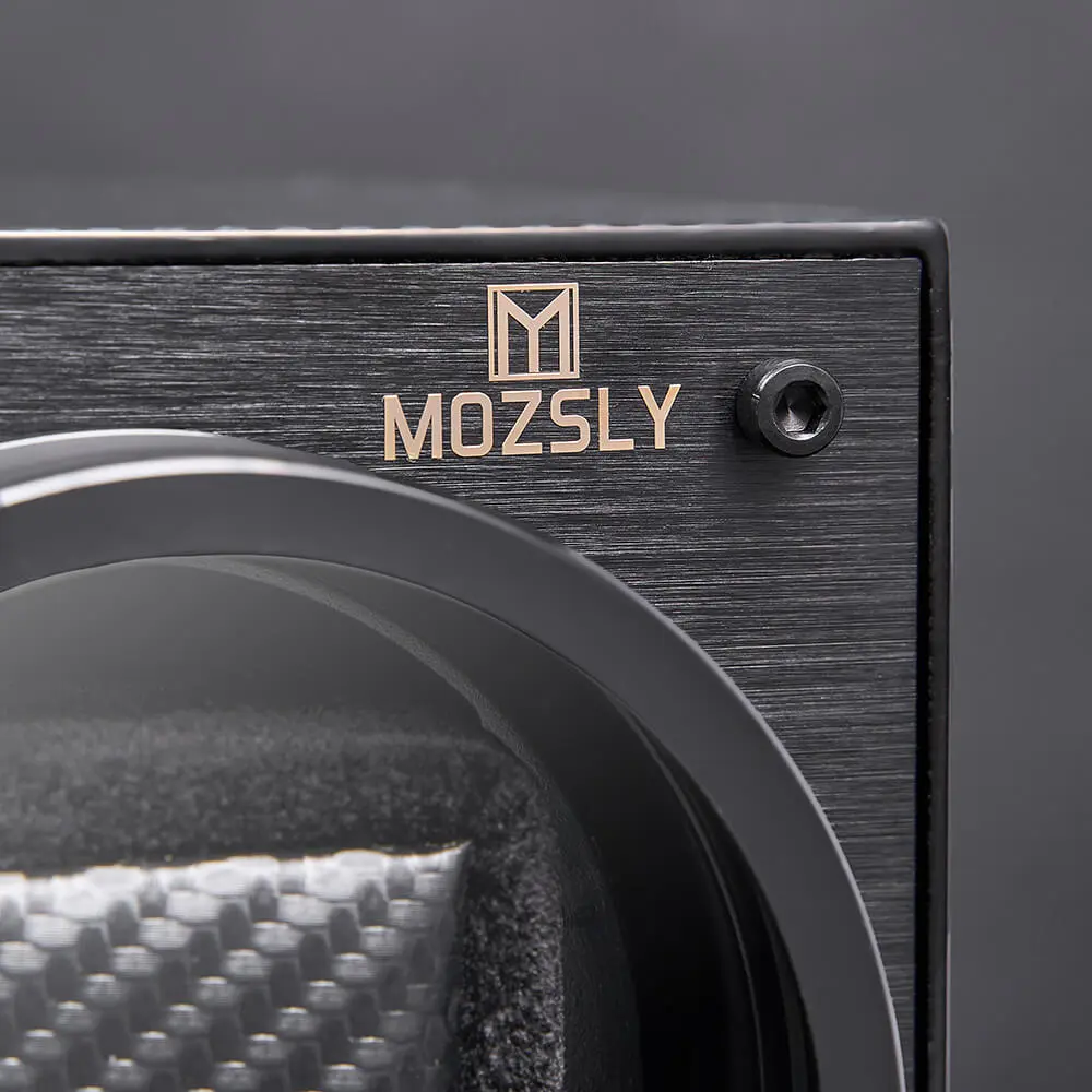 MOZSLY® Black Knight Single Watch Winder -Black Carbon Brazed Piano Paint - Image 6