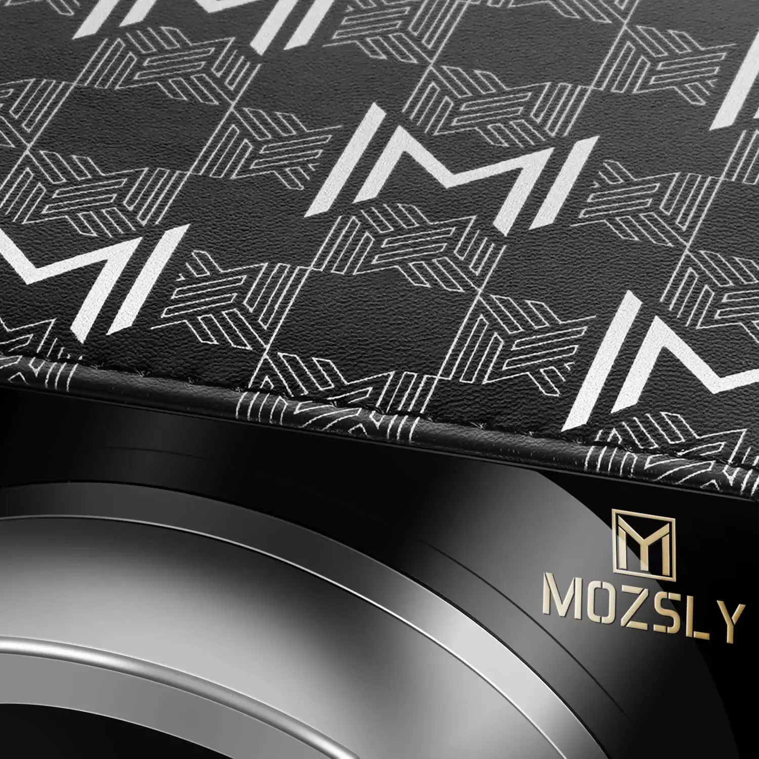 MOZSLY® Single Watch Winder - Black Retro Prints - Image 4
