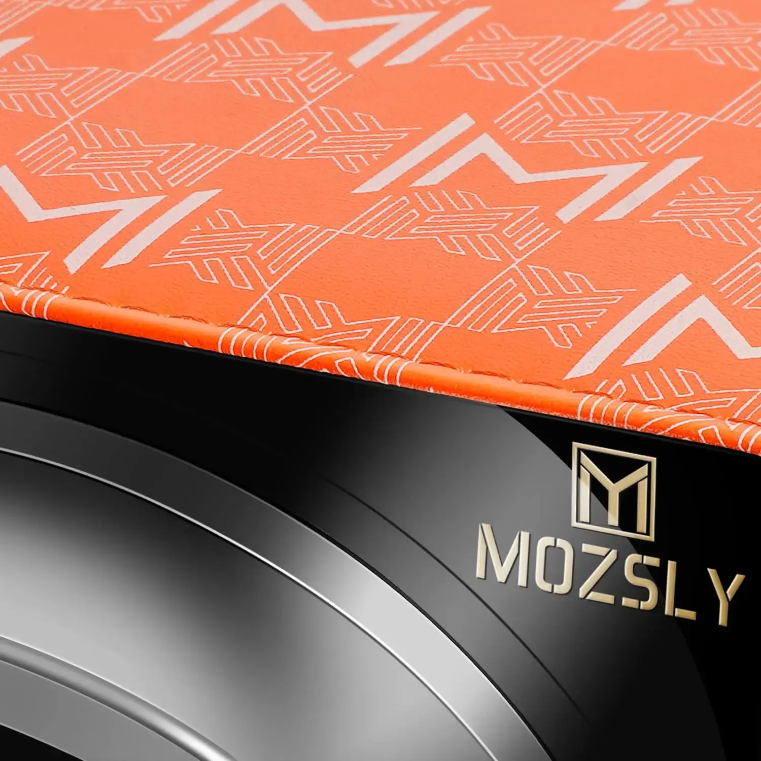 MOZSLY® Single Watch Winder - Orange Retro Prints - Image 5