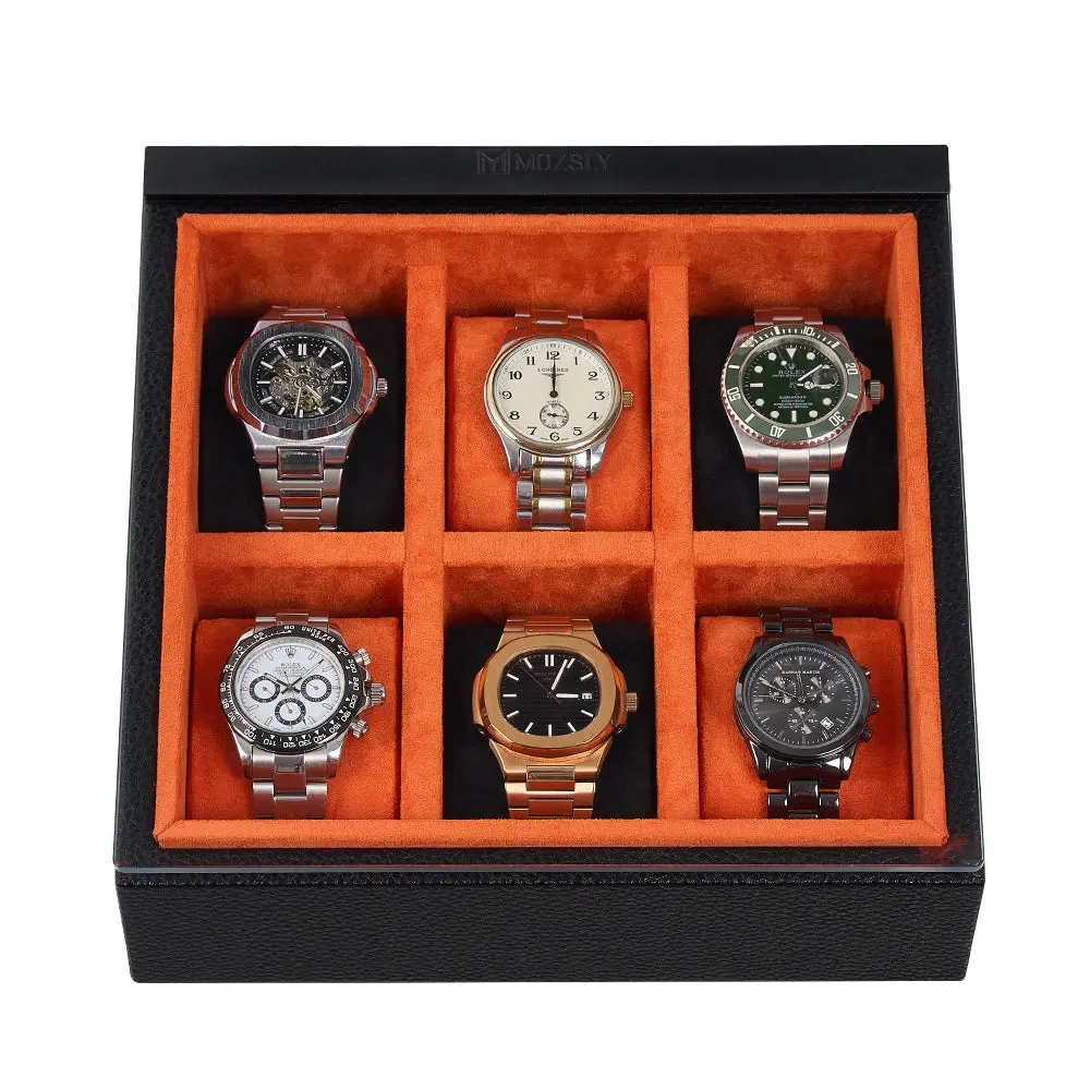 MOZSLY Luxury 6 Watch Display Box-The Architect · LUX - Image 6
