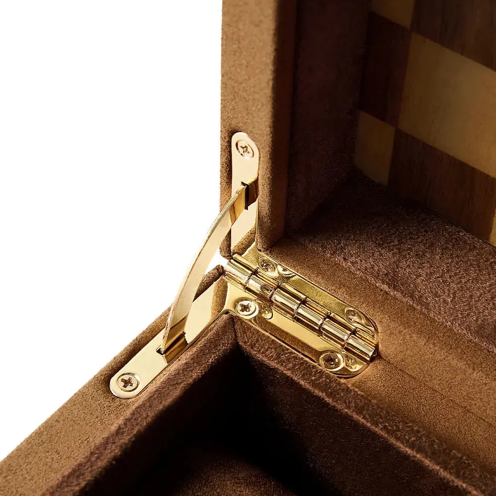 MOZSLY Luxury 6 Watch Storage Box – Bruges Terra Brown (Artist’s Series) - Image 4