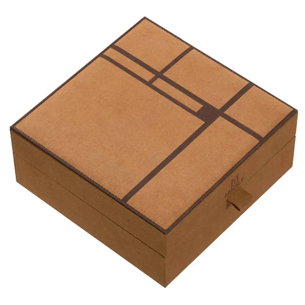 MOZSLY Luxury 6 Watch Storage Box – Bruges Terra Brown (Artist’s Series) - Image 6