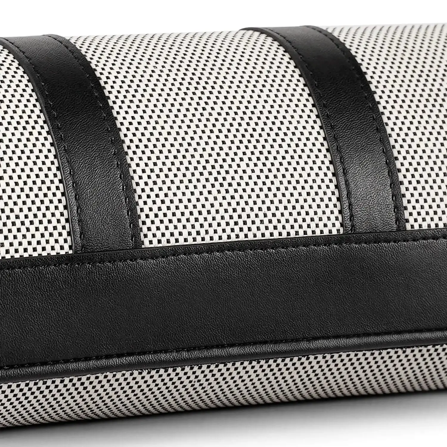 MOZSLY Travel Watch Roll for 3 Watches-Elegant Black-White - Image 6