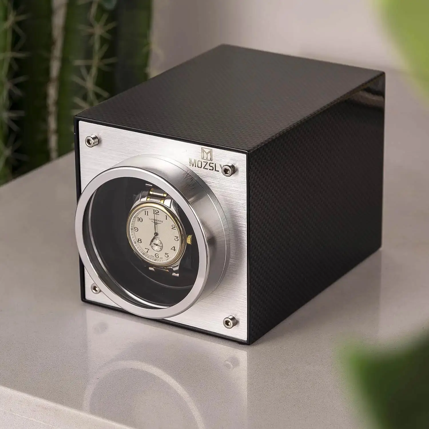 MOZSLY® Single Watch Winder - Carbon Fiber Paint - Image 7