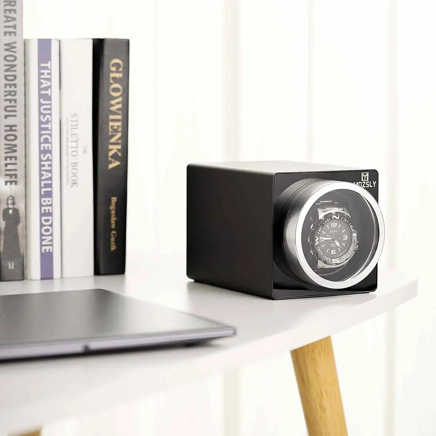MOZSLY® Single Watch Winder - Space metal Black - Image 6